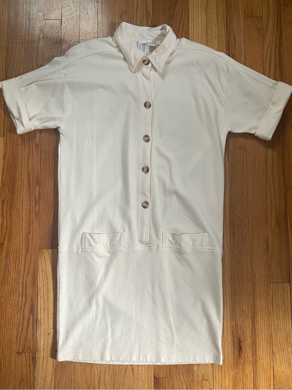 Vintage Clifford & Wills Polo Collar Button Down Midi Shirt Dress Women’s Sz 12